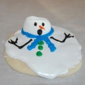 Melting Snowman Cookies