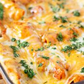 Instant Pot Pressure Cooker Chicken Enchiladas