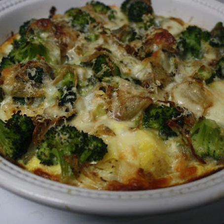 Broccoli Potato Gratin