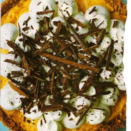 Black Bottom Pumpkin Pie