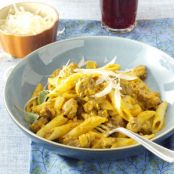 Pumpkin and Sausage Penne