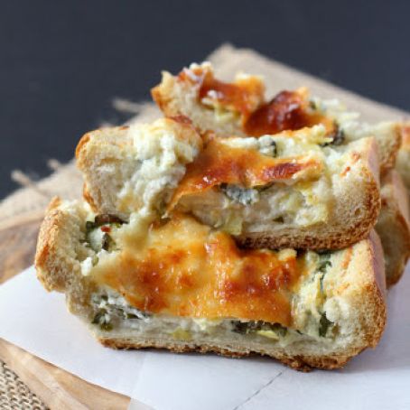 Spinach Artichoke Bread