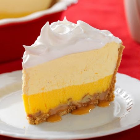 Triple-Layer Eggnog Pie