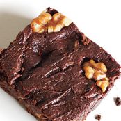 Classic Fudge-Walnut Brownies