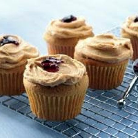 PB & J Cupcakes