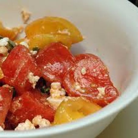 Heirloom Tomato and Watermelon Salad
