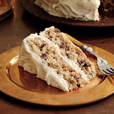 MOCHA-APPLE CAKE WITH BROWNED BUTTER FROSTING