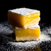 Lemon Bars with Olive Oil and Sea Salt
