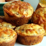 Cheddar Sausage Muffins