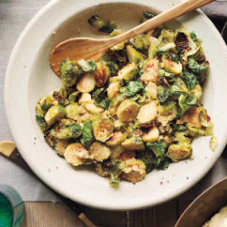 Vegetable Side: Roasted Brussel Sprouts with Lemon