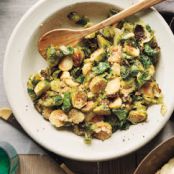 Vegetable Side: Roasted Brussel Sprouts with Lemon