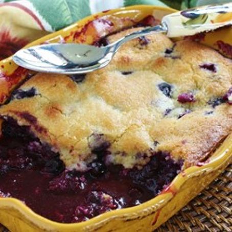 Best Ever Blueberry Cobbler