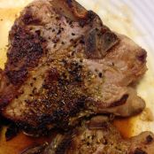 Veal Chops with lemon and Rosemary