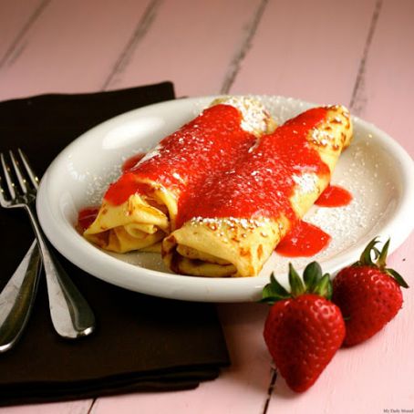 Berries and Cream Crepes