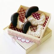 Chocolate Crescent Cookies