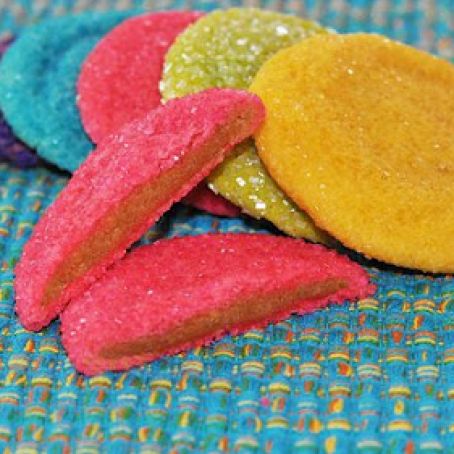 PB-Filled Rainbow Sugar Cookies