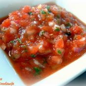 Restaurant Style Salsa, adapted from The Pioneer Woman