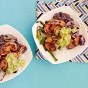 Grilled Shrimp Burrito Bowls