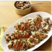 Goat Cheese Mushroom Chicken Breasts