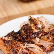 Crockpot Brown Sugar Balsamic Glazed Pork Tenderloin