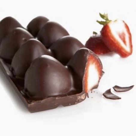 Ice Tray Chocolate Strawberries