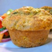 Zucchini, Ham and Corn Muffins