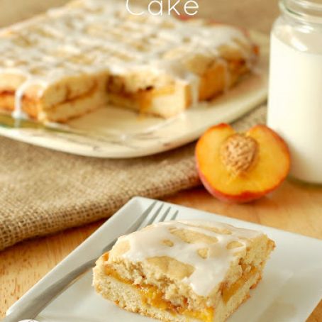 Peaches and Cream Cake