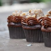 German Chocolate Cupcakes
