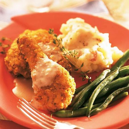 Maryland Fried Chicken with Creamy Gravy