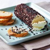 Chèvre with Cyprus Black Flake Sea Salt and Cacao Nibs
