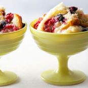 Lemon-Berry Pudding Cake