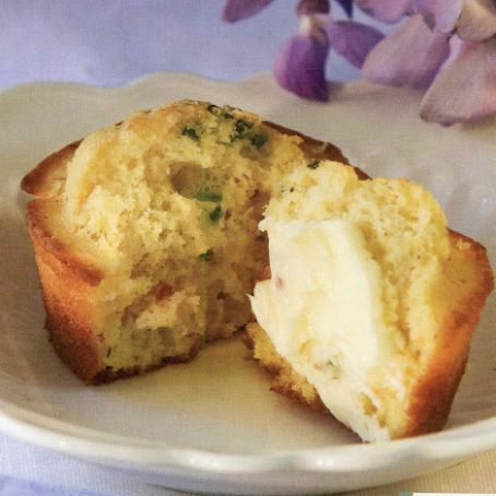 Corn Muffins, Bacon and Chive