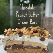 Chocolate Peanut Butter Dream Bars