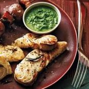 Halibut with Parsley-Lemon Sauce