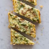 TART - Sausage Arugula Ricotta Tart