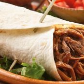 Slow-Cooker Southwestern Pork Burritos
