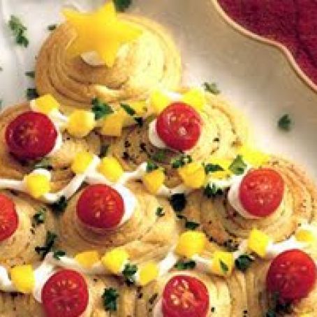 Holiday Herb Crescent Trees