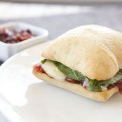 Tomato Chutney and Brie Sandwich