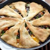 Beef-Vegetable Skillet Bake