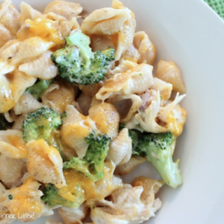 Chicken & Broccoli Alfredo Shells/Jenna