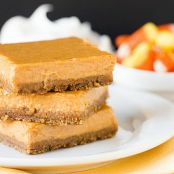 Maple Pumpkin Cheesecake Bars