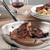 Balsamic Quick Braised Pork Chops