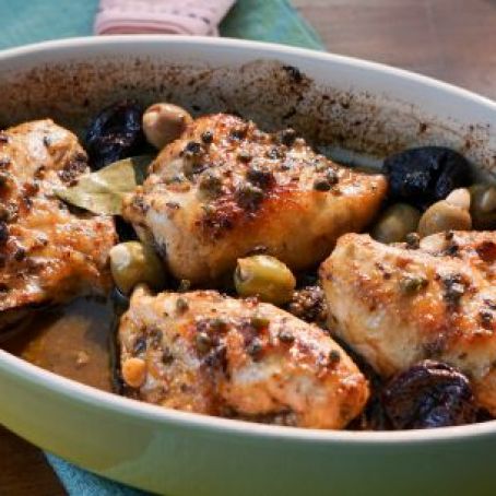 Chicken with Prunes and Olives