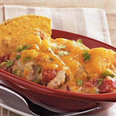 Slow Cooker King Ranch Chicken