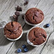 Chocolate Blueberry Muffins