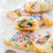 Glazed Funfetti Rolls
