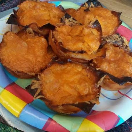 Buffalo Chicken Cupcakes