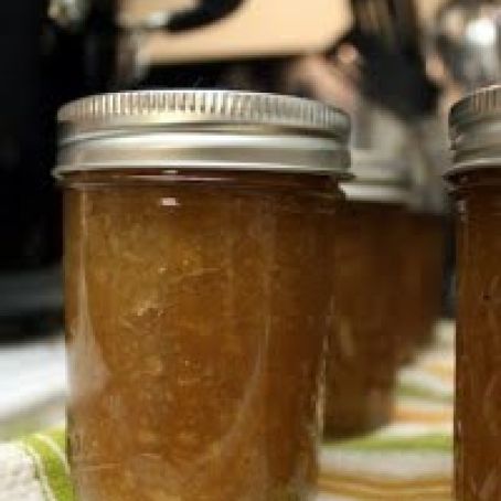 Bourbon Apple Butter-canning
