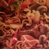 Ramen Vegetable Steak Stir-Fry