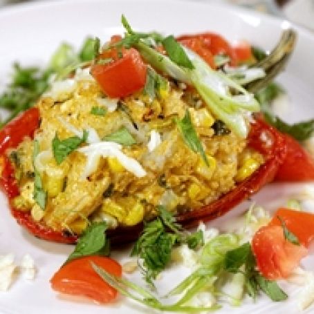 Fiesta Rice Stuffed Peppers